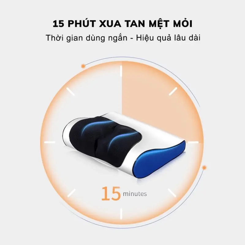 Gối Massage Cổ Vai Gáy 20 Bi Đảo Chiều, Hỗ Trợ Massage Toàn Thân, Massage Ấm Và Thoải Mái 5