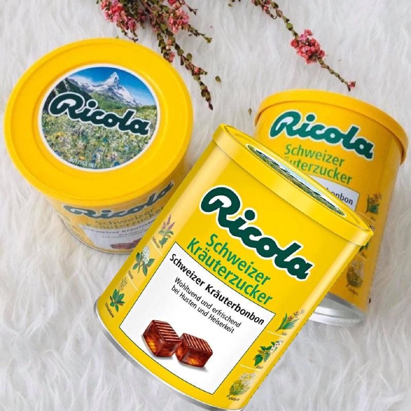 Kẹo ngậm thảo dược Ricola Original Đức 250gr Thức Ăn Viên Kẹo - Snack Food Ăn Vặt Candy