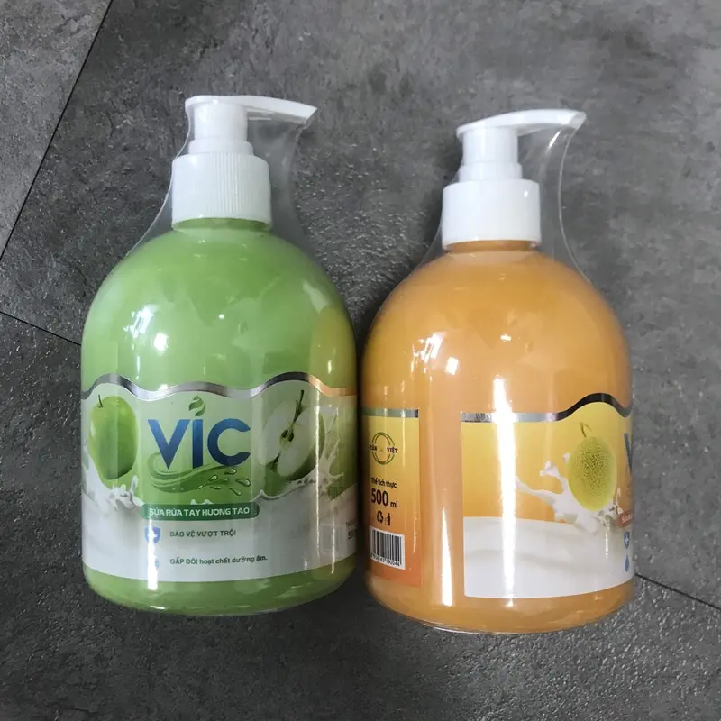 Chai nước rửa tay V﻿‎I﻿﻿C Hương Táo/Dâu/Dưa Lưới/Chanh 500ml 5