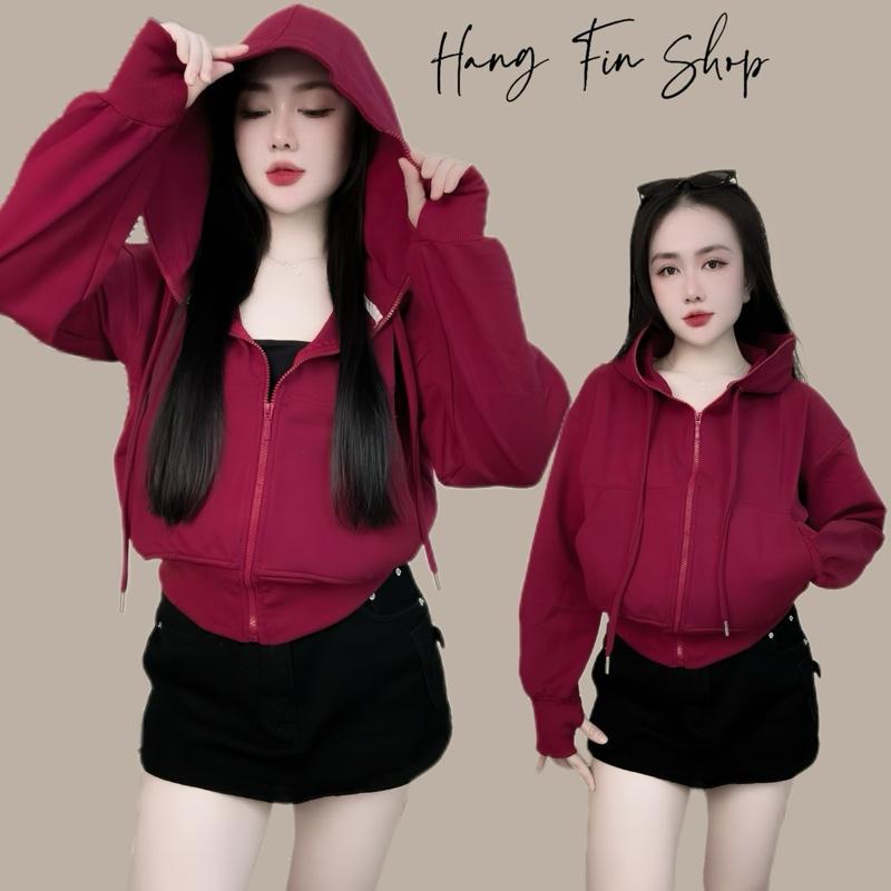 [Croptop] Áo Khoác PC GEN NHẬT Cao Cấp Trơn Basic Dày Dặn Thoáng Mát, 6 Túi By HangFinShop