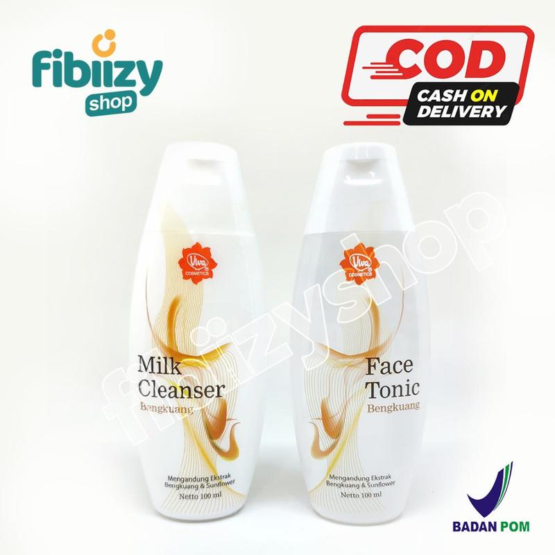 Paket Double Cleansing Viva Milk Cleanser dan Viva Face Tonic 3