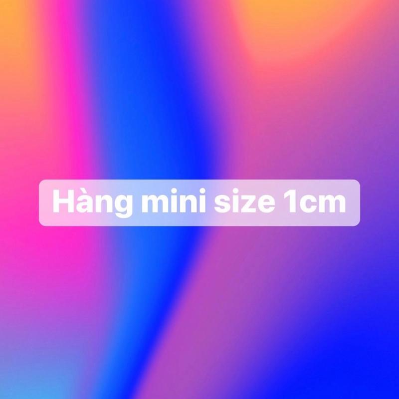 Sét 50 Túi mù mini 1cm dạ quang, túi kẹo bóc quà bí mật dạ quang, blind bag kẹo bóc quà test nhân phẩm cho bé 8