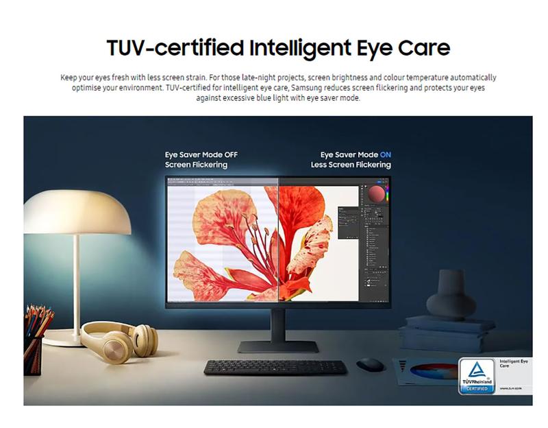 Product Introduction of SAMSUNG VIEWFINITY S6 MONITOR S32D604 | 24" QHD MONITOR IPS | 2560x1440 | 5MS | 100HZ | HEIGHT ADJUST | LS32D604UAEXXS 7