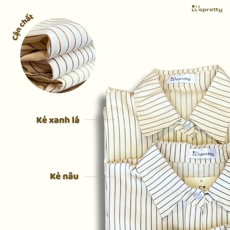 Product Introduction of [Deal Mở Bán] SanSan Shirt AH24 Áo Sơ Mi Nữ Wepretty Clothes Dáng Basic Oversized Dễ Phối Đồ Với Nhiều Phân Poại Màu Sắc Sáng Da 3