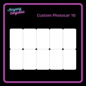 Custom Photocard satu sisi dan dua sisi