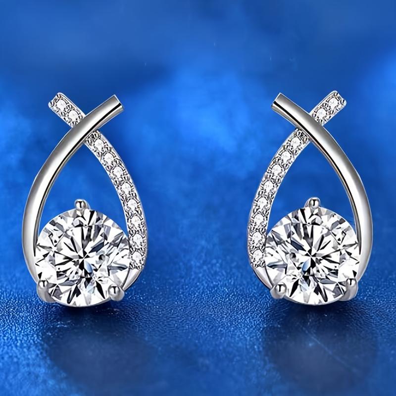 SummerSale| Luxurious Twist Waterdrop Cubic Earrings - A Pair for Adornment 2
