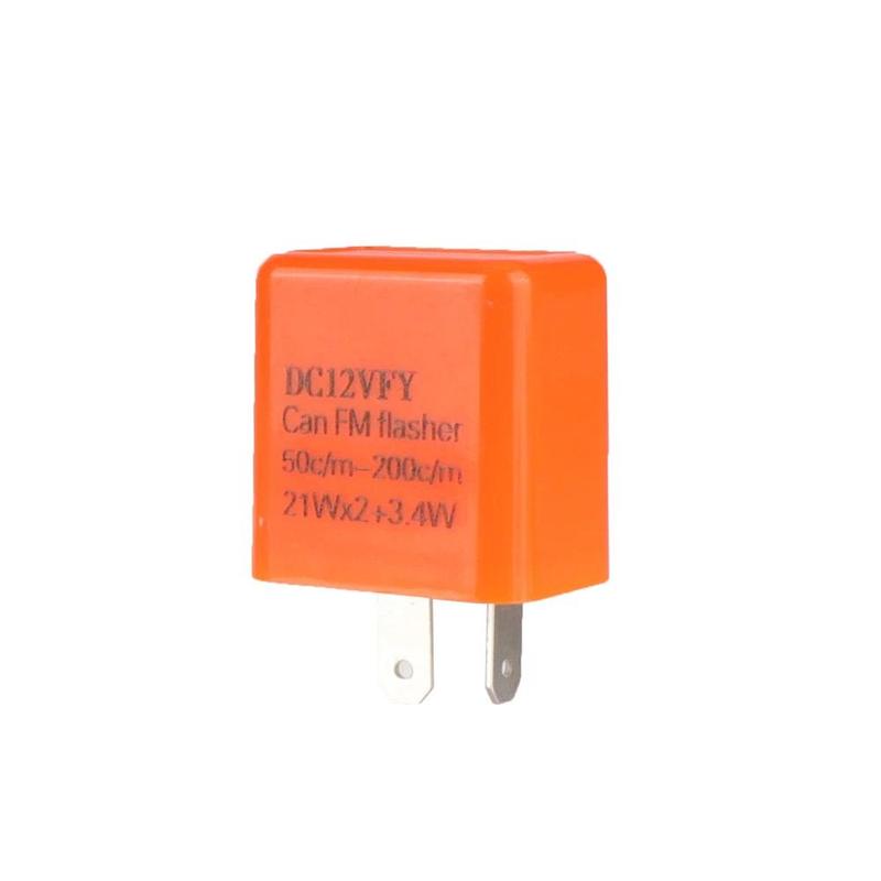 12V 2 Pin Motorcycle LED Indicator Flasher Relay Adjustable Light ...