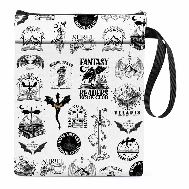 File Book Versatile Storage Bag, 1 Count Tablet Bag, Portable Paper Storage Organizer Pouch for Home Office School, Glamour Gifts, Makeup, Desk Organizers & Accessories, Fabric Storage Organizer, Canvas Zipper Bag, Organizational Zipper Storage 4
