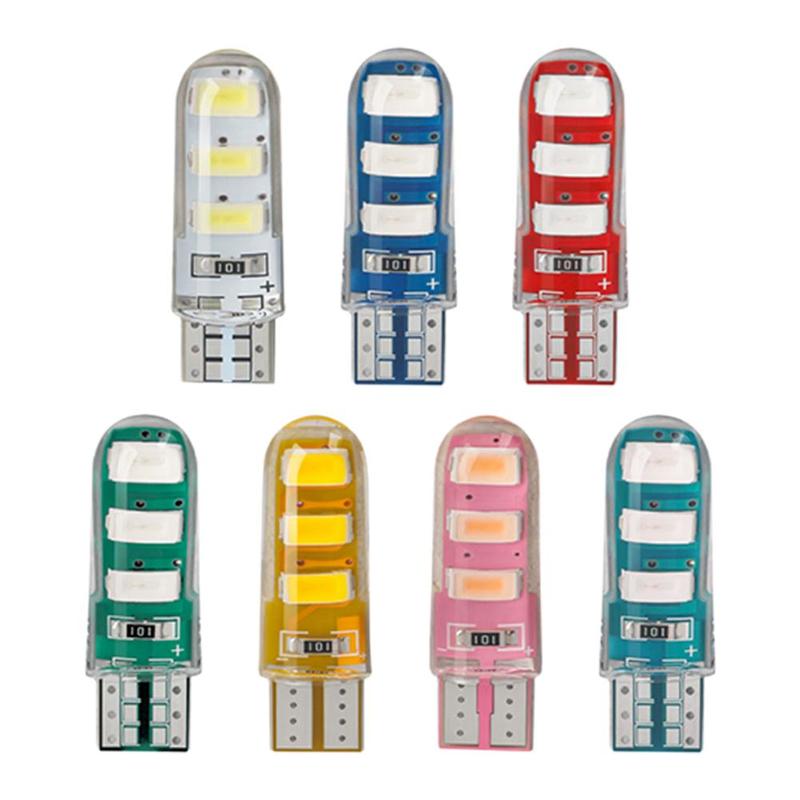 Product Introduction of Silicone W5W Glue Display Light High-brightness Small Bubble 12V 2 PCS Automobile LED Width Indicator Light For T10 5630 6SMD 32