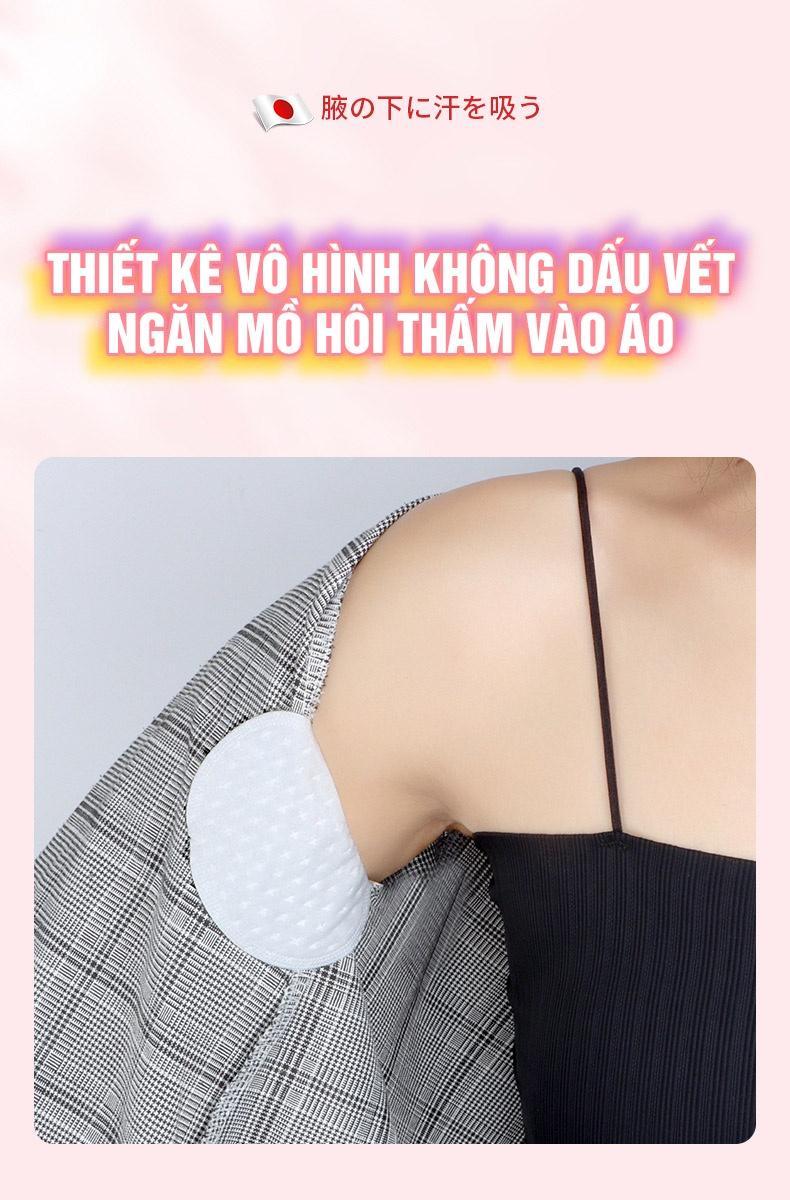 Product Introduction of 1 Gói 10 Miếng Dán Thấm Hút Mồ Hôi Nách Siêu Mỏng 2508 - PARISA 22
