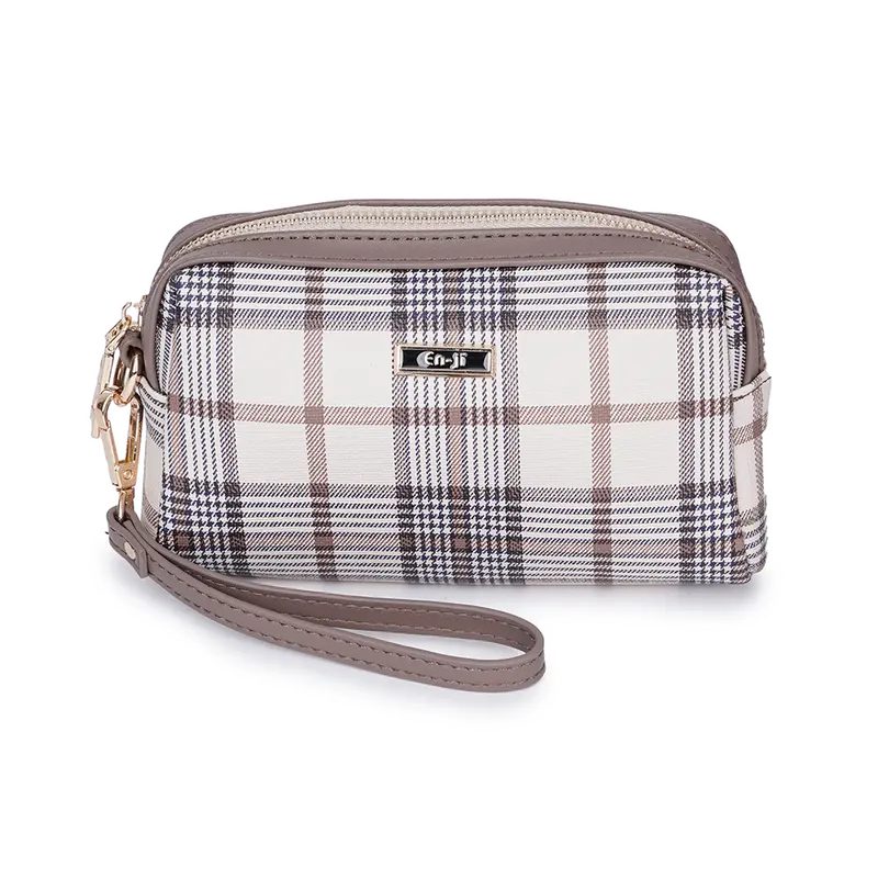 En-Ji Pouch Bag Wanita Ara Pouch - Khaki 7