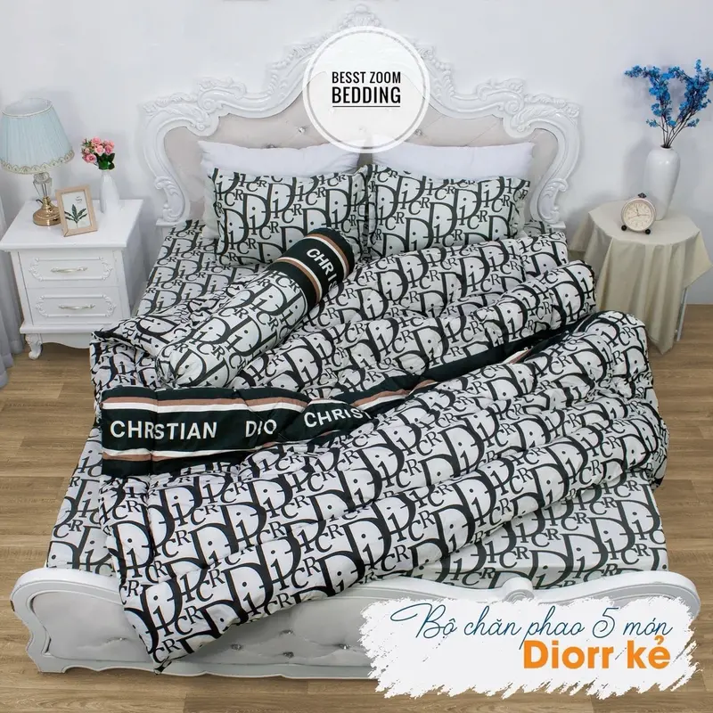 Chăn phao ( đã có ruột bông dày dặn bên trong ) 7