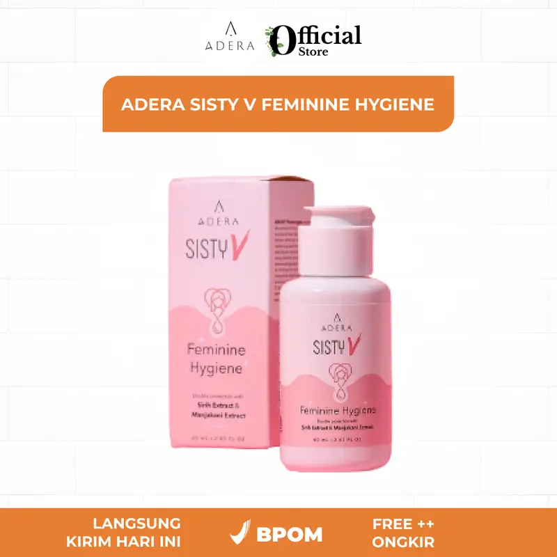 Adera Sisty V Feminine Hygiene 60ml - Membantu Mencerahkan Dan Membersihkan Area Kewanitaan 0