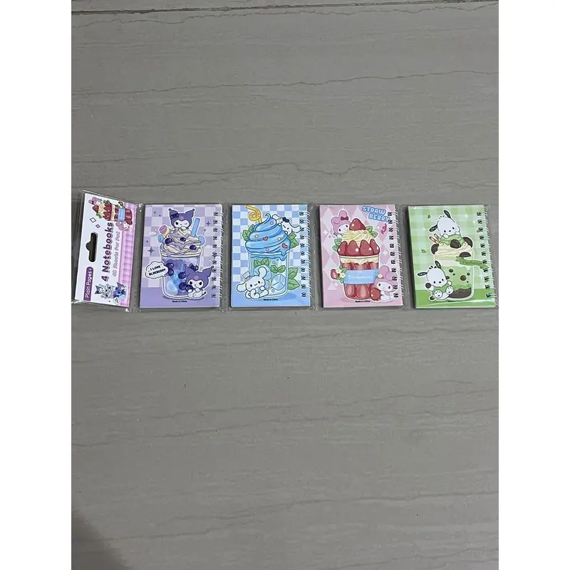 (Per 1 Pack 4Pcs) NoteBook Ring Motif A7 Note Book Ring Motif S*nr*o K*r*mi M*l*dy - GG0385 3