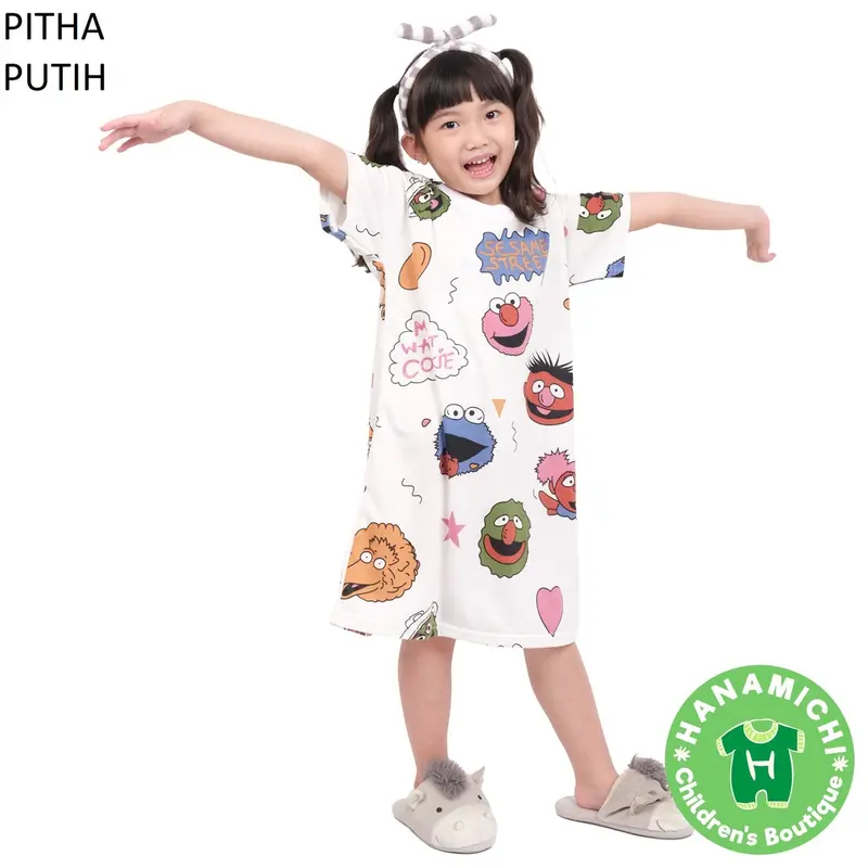 Kiminori PITHA Dress Baju Anak Perempuan Lengan Pendek 3