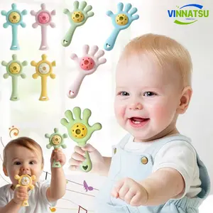 Vinnatsu  Teether/Mainan Bayi/Teether Bayi Bpa Free/Mainan Bayi 0~12 Bulan/Mainan Anak Bayi/Kocok Musik/Gerinda Gigi Bayi/Rattle Bayi