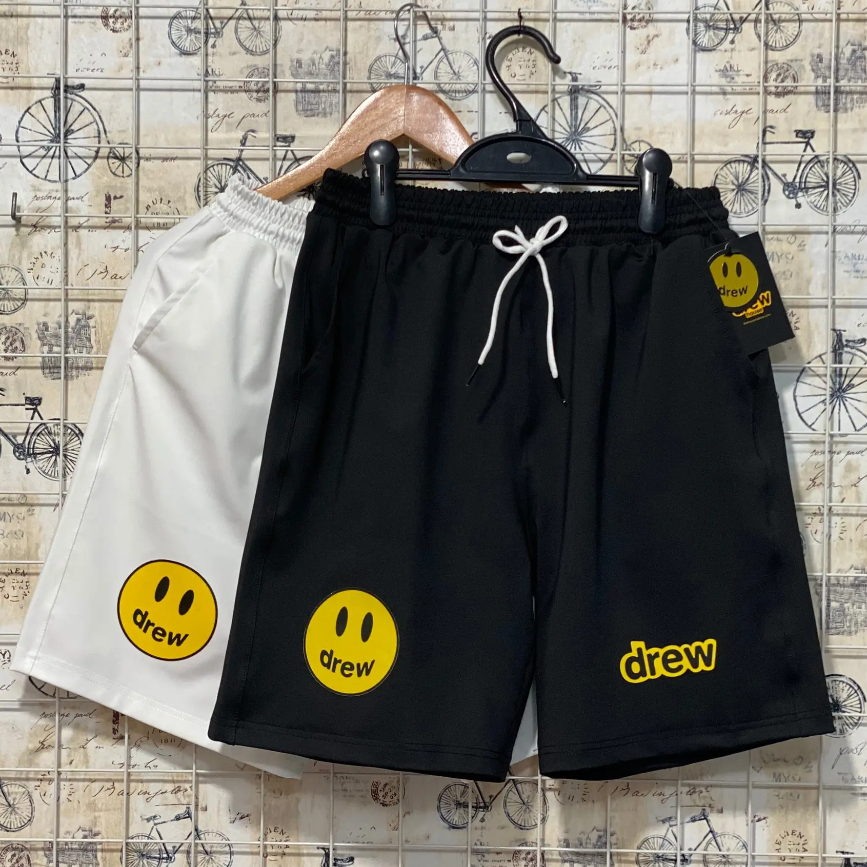Quần Thun D.r.e.w Mặt cười-From trên gối  Menswear Nam Nữ Thông thường