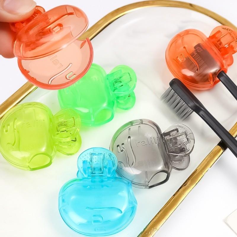 Mũ Che Đầu Bàn Chải Đánh Răng, Bảo Vệ Bàn Chải Đánh Răng, Cầm Tay, Thích Hợp Cho Du Lịch, Đi Bộ Đường Dài Và Cắm Trại, Hộp Bàn Chải Đánh Răng, 1 Cái 8