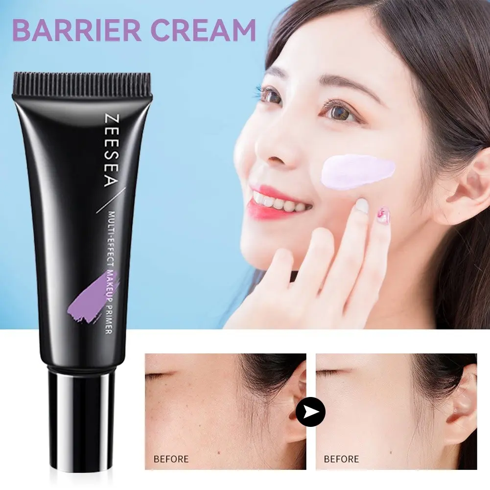 Kem Lót Nền Trang Điểm, ZEESEA, 3 Màu Có Sẵn, Làm Trắng, Dưỡng Ẩm, Làm Sáng, Che Khuyết Điểm, Kiểm Soát Dầu, Kem Nền Tông Màu, Kem Khuôn Tone-Up, 10g, Thích Hợp Cho Màu Da Tím Và Xanh Lá Cây, Kem Khuôn