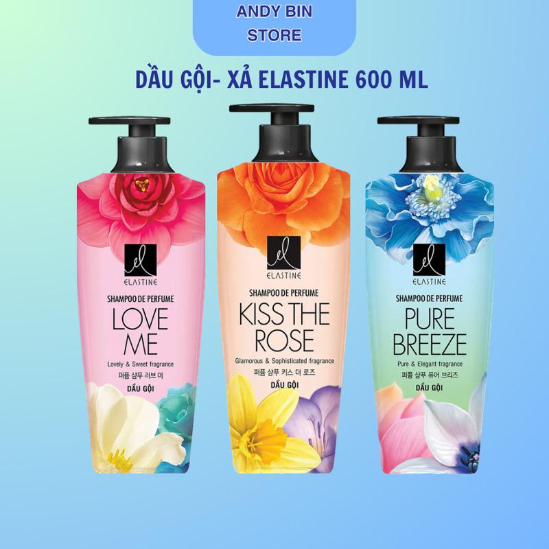 [Khuyến mãi đặc biệt] Dầu gội Elastine Hương Nước Hoa dưỡng tóc Hàn Quốc 600 ML