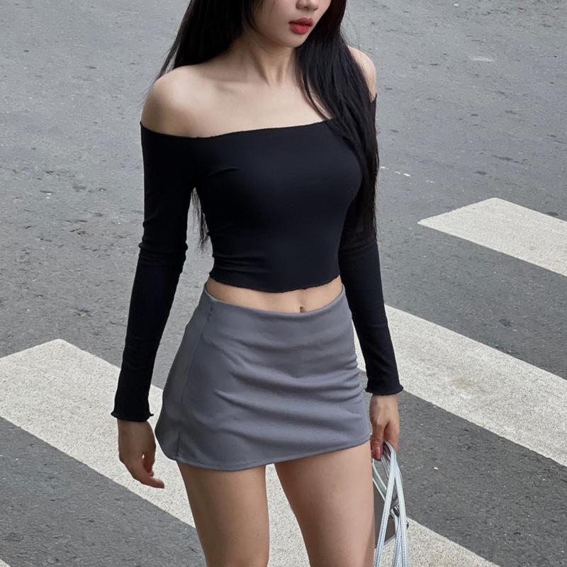 Chân Váy Nữ Kiểu Cạp Trễ PINKSTORE29 Dáng Ôm Có Lót Quần, Phong Cách Y2K C070