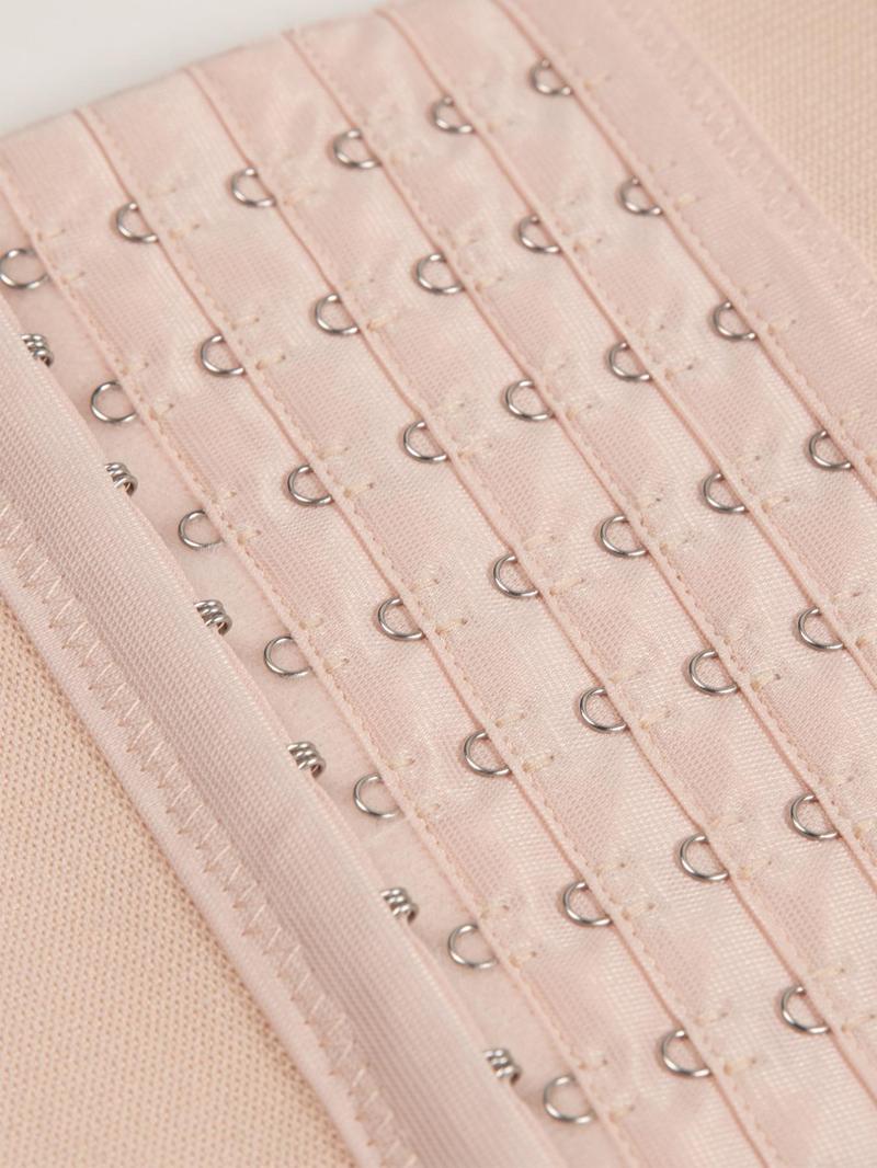 Product Introduction of 【2025】Women's Basic Plain Adjustable Shapewear Waist Trainer with Hook And Eye Closure, Casual Breathable Skin Friendly Tummy Control Faja Waist Shaper, Women's Body Shaper for All Seasons 8