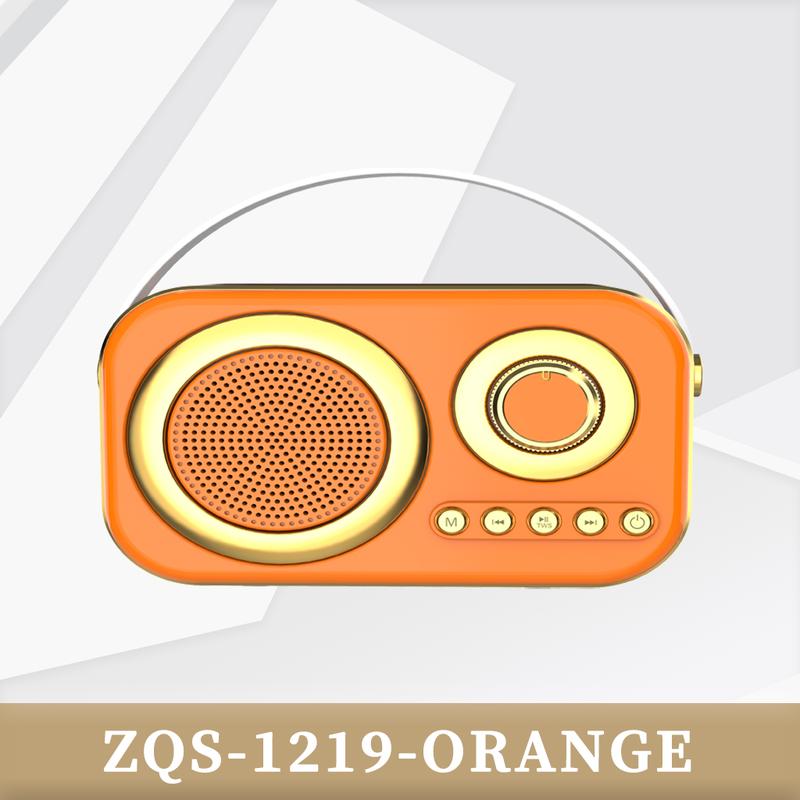 Loa Bluetooth mini ZQS-1219 không dây di động hỗ trợ thẻ USB, Thiết kế nhỏ gọn cầm tay phù hợp du lịch ngoài trời Củ Loa Nghe Nhạc