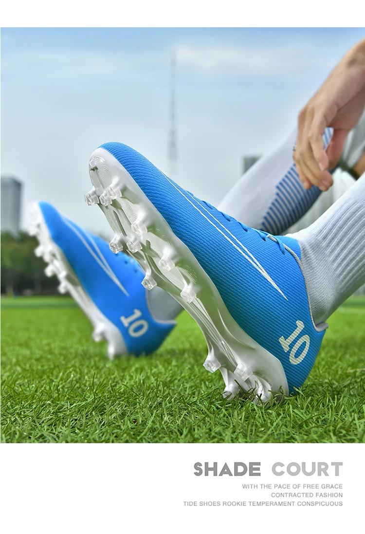 Product Introduction of Professional Men Football Shoes TF/FG Professional Boy Football Field Boots Society Cleats Soccer Shoes Fast Non Slip Sneaker 24