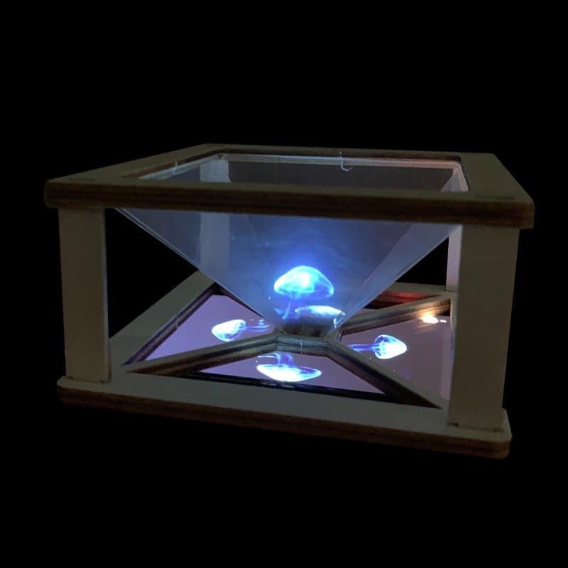 Combo Máy Chiếu Phim 3D Hologram, Hộp chiếu Video 3D, Bộ Dụng Cụ Làm Hộp Kính Chiếu Hologram 3D, Đồ Chơi Stem Khoa Học 7