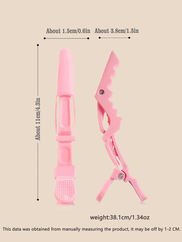Oversized Alligator Hair Clips for Women, Minimalist Versatile Hair Clips, Side Positioning Clips for Hairdressers and Makeup Artists, Hair Clips for Perming Tools, Barrettes 1