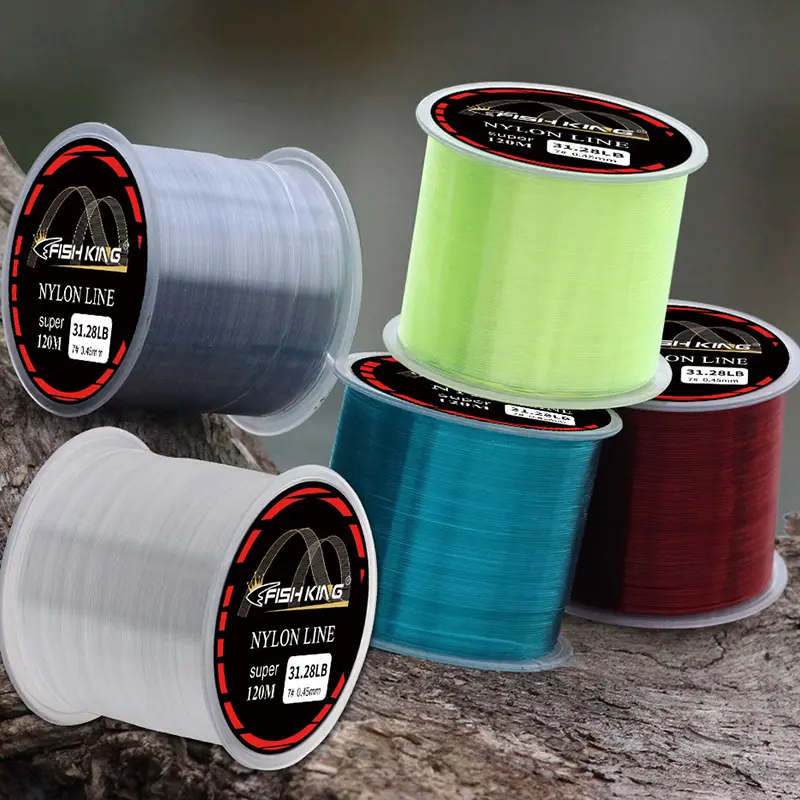 Dây Câu Cá Nylon, 120m, Chống Uốn Cong, Siêu Chắc, Kéo Cắt Nước Nhanh Chóng, Chống Mài Mòn, Chống Cắn, Thích Hợp Để Câu Cá