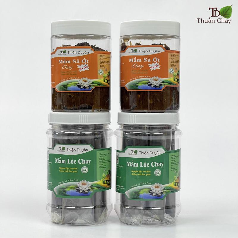 [Thiện Duyên] Combo 4 hủ Mắm Chay - 300g mỗi hủ - Hương vị miền quê làm từ đậu nành nguyên chất thơm ngon Food