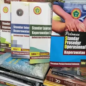 4 buku satu paket keperawatan Indonesia PSPOK & SIKI - SLKI - SDKI