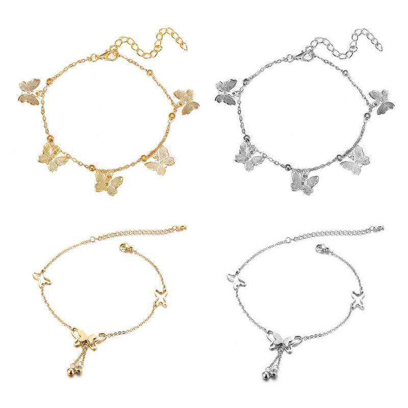Product Introduction of Lắc Chân Kéo Loại, Phong Cách Hàn Quốc, Thép Không Phai Màu, Thời Trang, Cá Tính, Đơn Giản, Mới 2024, Quà Tặng, D6D6 27