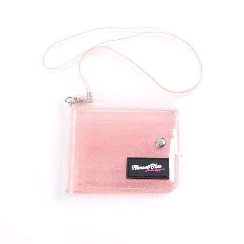 Dompet lipat pvc transparan korea lucu koin kpop anime bts 1