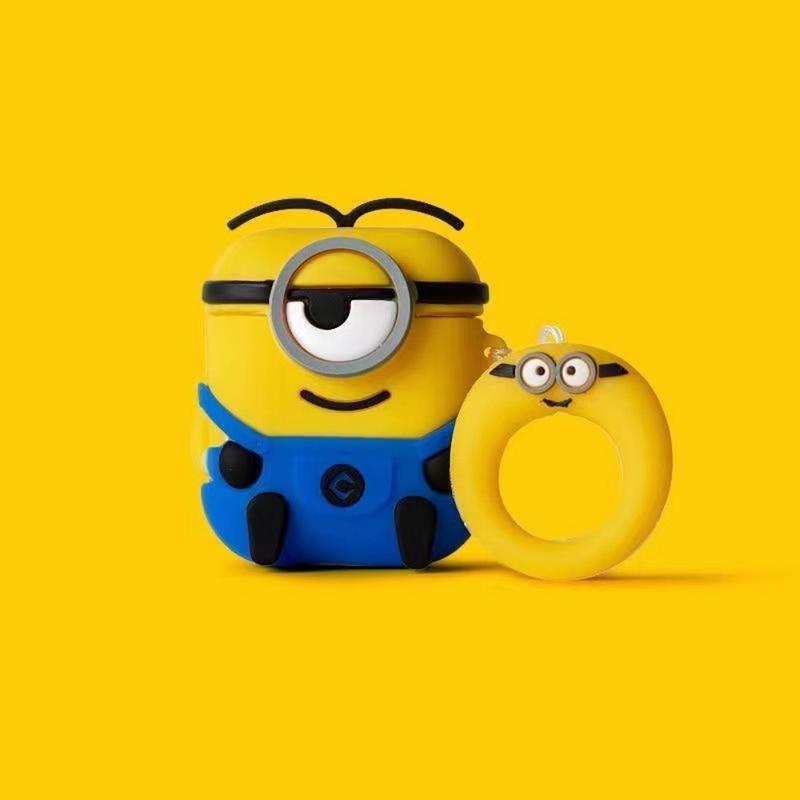 Product Introduction of cho  Disney F12 Case Ốp Tai Nghe Hộp Đựng Tai Nghe, Dễ Thương, Minions, Patrick, Chim Cánh Cụt 3