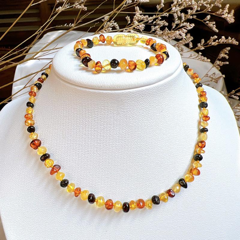  Vòng hổ phách Amber cho bé từ sơ sinh chính hãng BeeAmber 