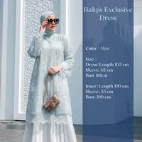 Gambar HIJABERLIN - Balqis Exclusive Dress Tunic Wanita Mewah - Blush dari Hijaberlin Kota Depok 2 Tokopedia