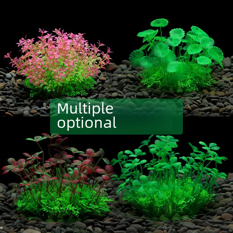 Fish House Factory Direct Sales Simulation Aquatic Plants Fish Tank Decoration Fish Tank Landscape Aquarium Decoration Fake Aquatic Plants CO-H