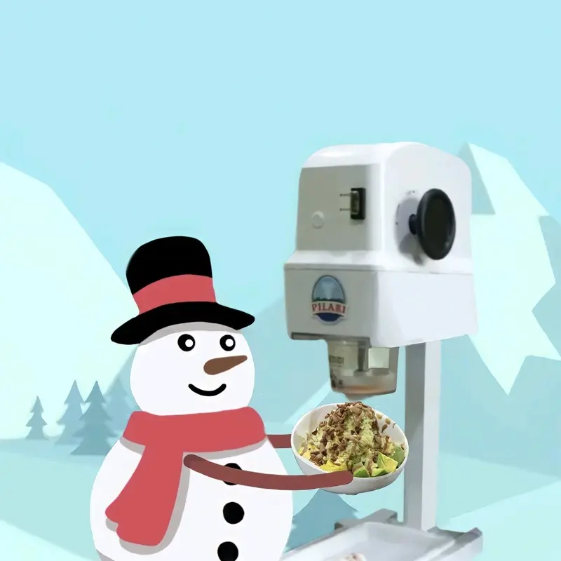 Snowice Maker PILARI , Mesin Es Serut, Shaved Ice Machine - Blade Stainless 1