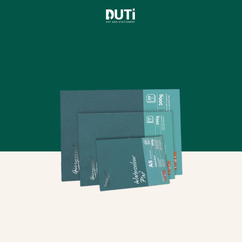 Sổ vẽ mỹ thuật Giorgione Chất lượng cao, Hạng Hoạ Sĩ, Dày 300gsm, Gồm 20 tờ, Hàng Chính Hãng - Hoạ Cụ DUTi