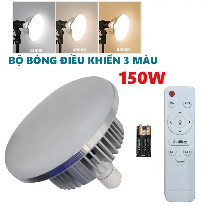 Bộ đèn trợ sáng studio chụp ảnh, quay phim, Livestream, quay phim chuyên nghiệp, Đèn Softbox chữ nhật hắt sáng 3 chế độ màu chuẩn studio, công suất 100W 3