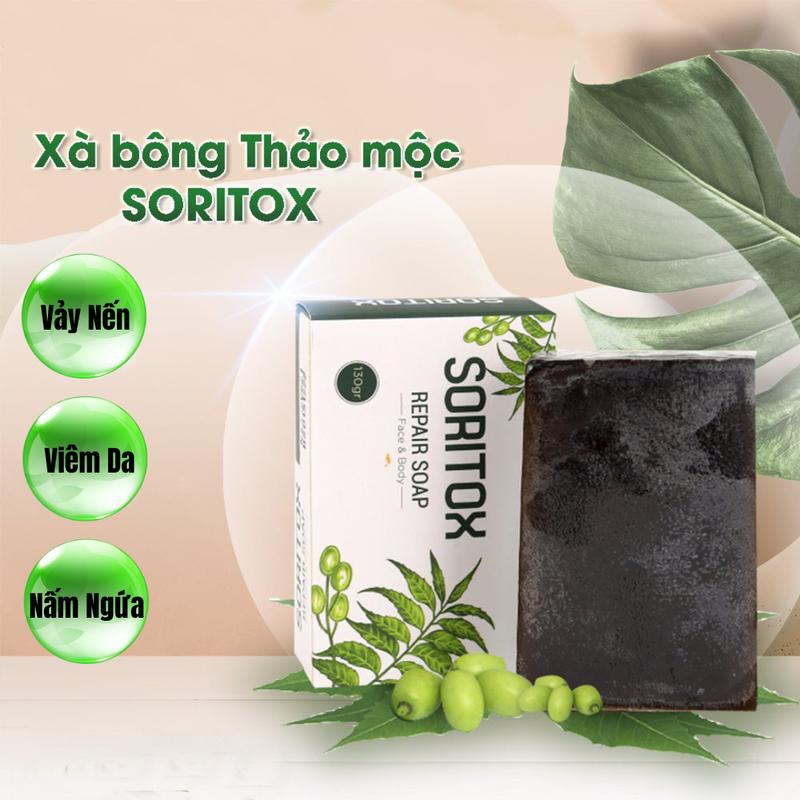 Xà Bông Vảy Nến, Viêm Da, Ngứa Đỏ, Tróc Vảy. Chiết xuất từ là Neem Ấn Độ và thảo mộc Việt (Vỏ Xanh)