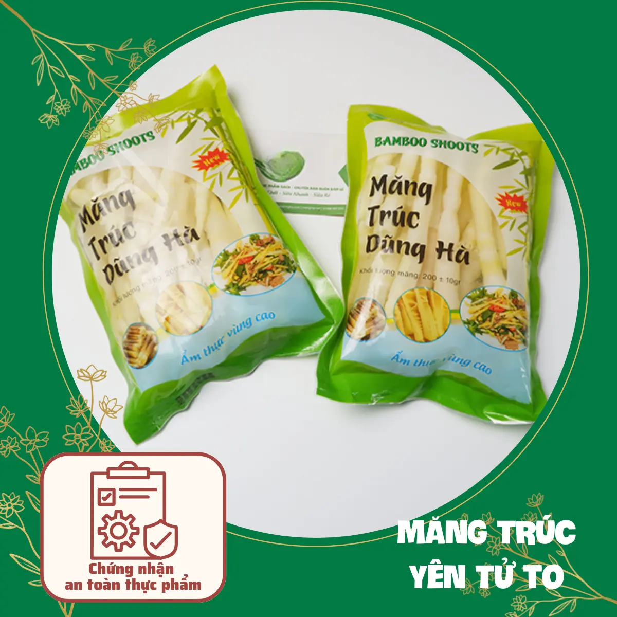 Măng Trúc Yên Từ cỡ to - Đặc Sản Núi Rừng Quảng Ninh cho nhiều món ăn ngon