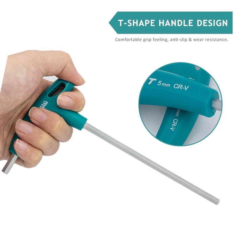 Vít Chìa Khóa Lục Giác Allen, Tay Cầm Chữ T, Dụng Cụ Điều Khiển Tuốc Nơ Vít, Cờ Lê, 2-10mm Lục Giác, R7S2 1