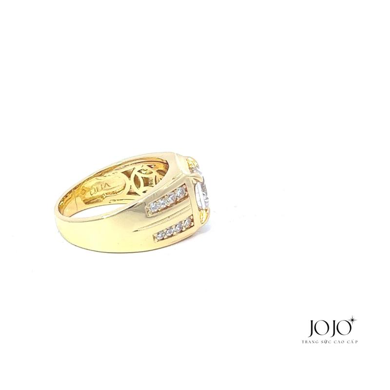 N1005 Nhẫn nam có lót lòng đính đá CZ cao cấp-JOJO 7