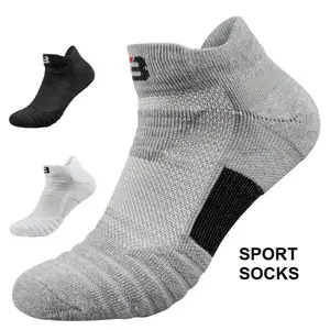 KK102 Kaos Kaki Pendek Sport Tebal Olahraga Gym Lari Men Socks Basket
