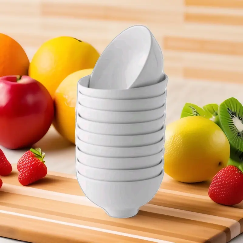 Combo 20 chén sứ trắng , chén sứ trắng sữa cao cap 0