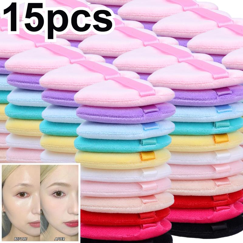 6CM Pink Love Powder Puff 15 Pcs Soft Fluffy Plush Powder Puff - TikTok ...