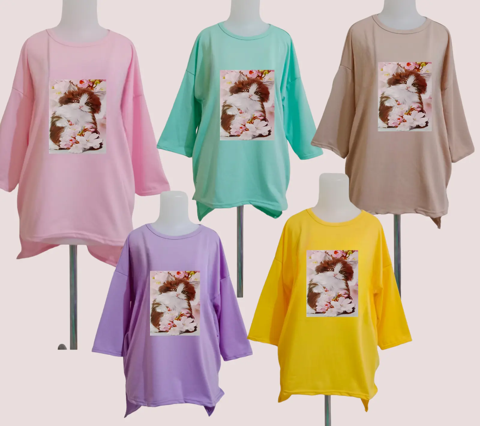 NS FASHION389 BAJU ATASAN OVERSIZE WANITA SABLON DIGITAL DTF Motif Nyaman Santai  Variasi Kaos Panjang Distro